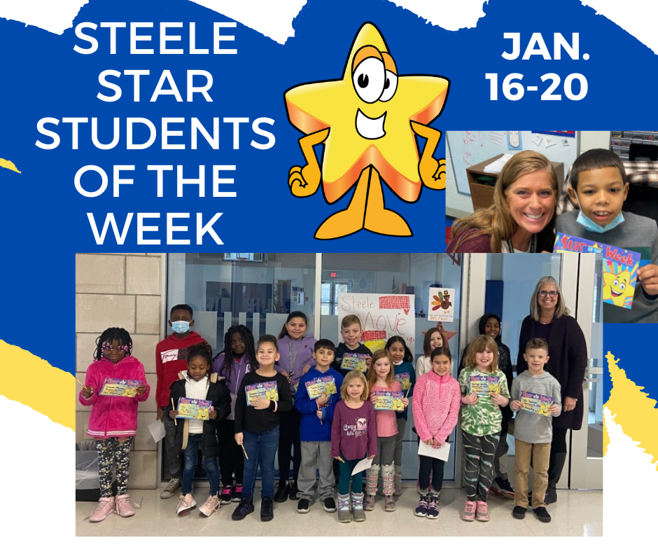 Steele Star Students of the Week for Jan. 16 - 20, 2023