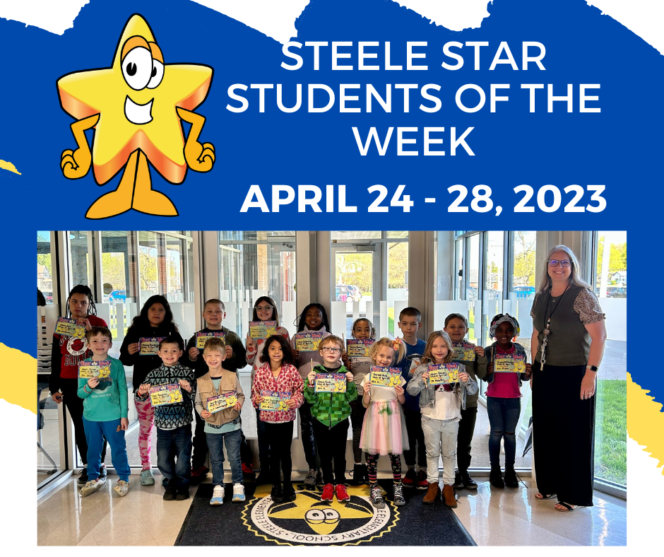 Steele Star Students of the Week  for April 24, 2023
