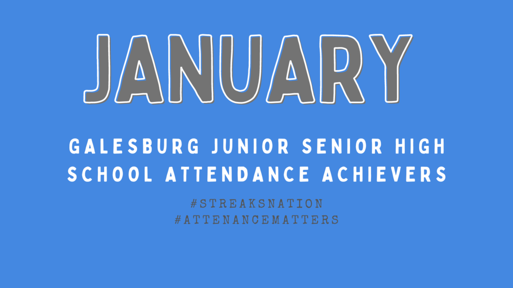 January Attendance Achievers 