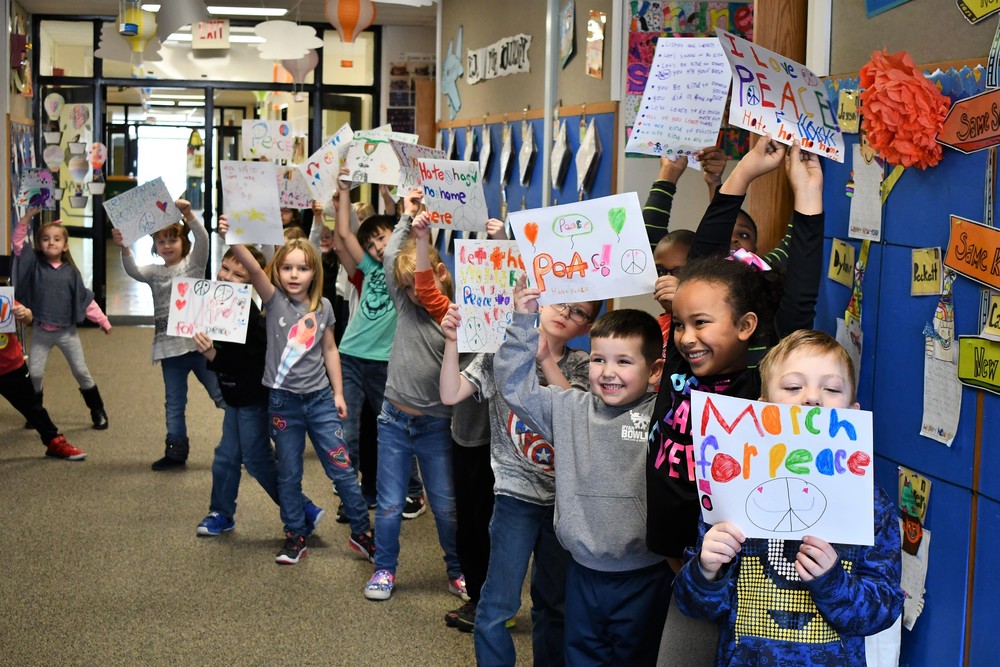 March for Peace at Gale Elementary