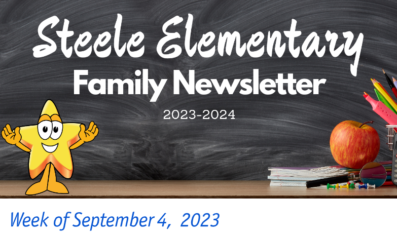 Weekly Update: September 4, 2023 Steele Family Newsletter
