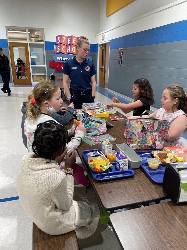 GFD visited Steele Elementary 4/11/23 Steele Elementary School
