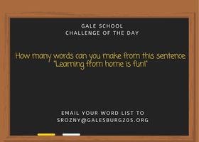 Enjoy our challenge of the day for 3/30/20!