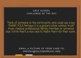 Let's see some gratitude for our community from our Gale Cougars!