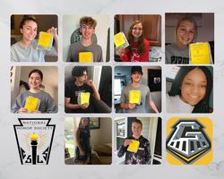 GHS National Honor Society's Social Distance Tapping