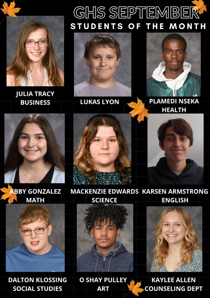 GHS Student of the Month