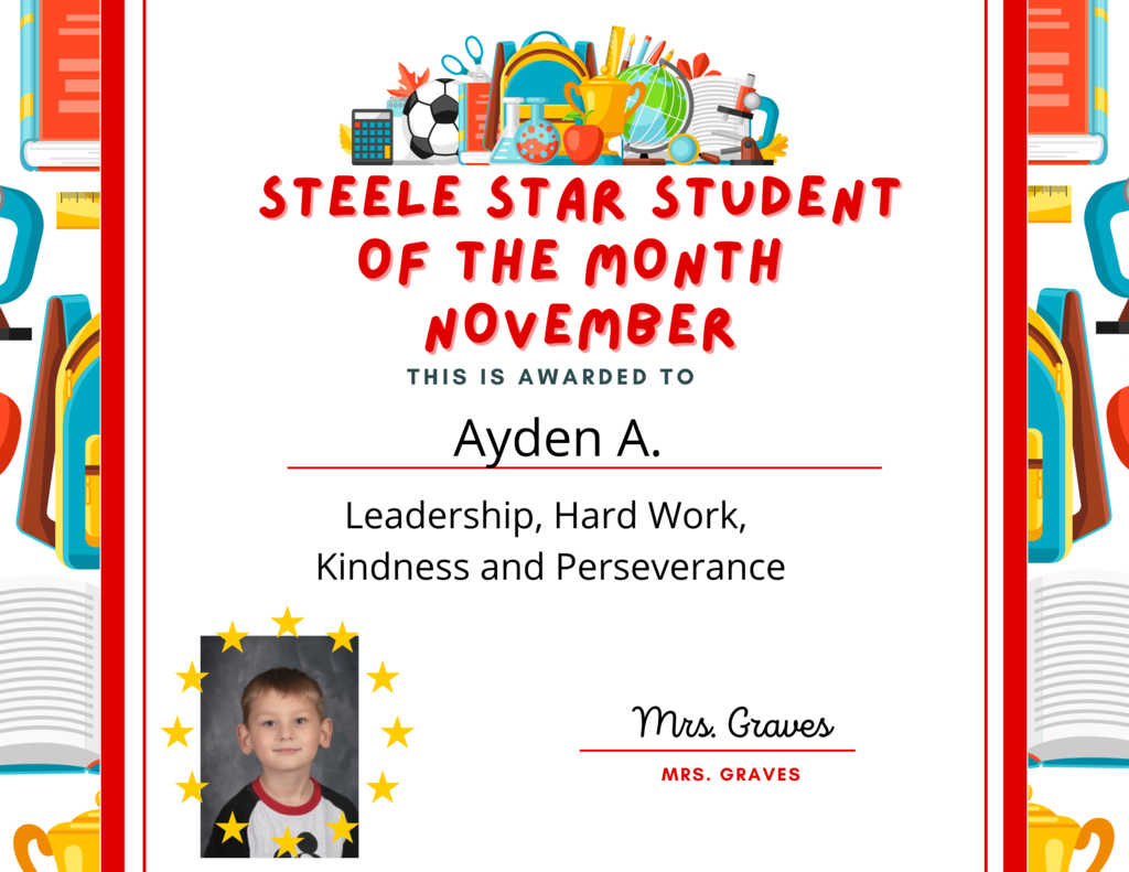 November Student of the month