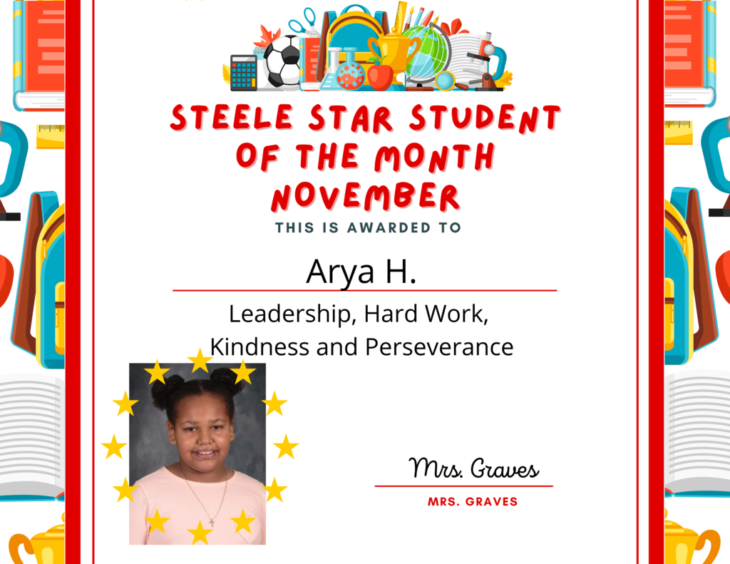 December Steele Star Students