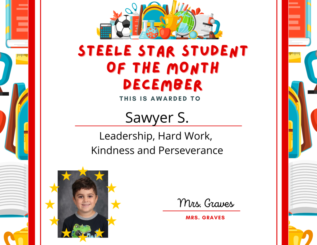 December Steele Star Students
