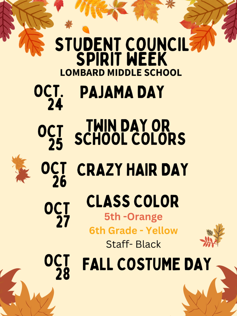 Fall Spirit Week!
