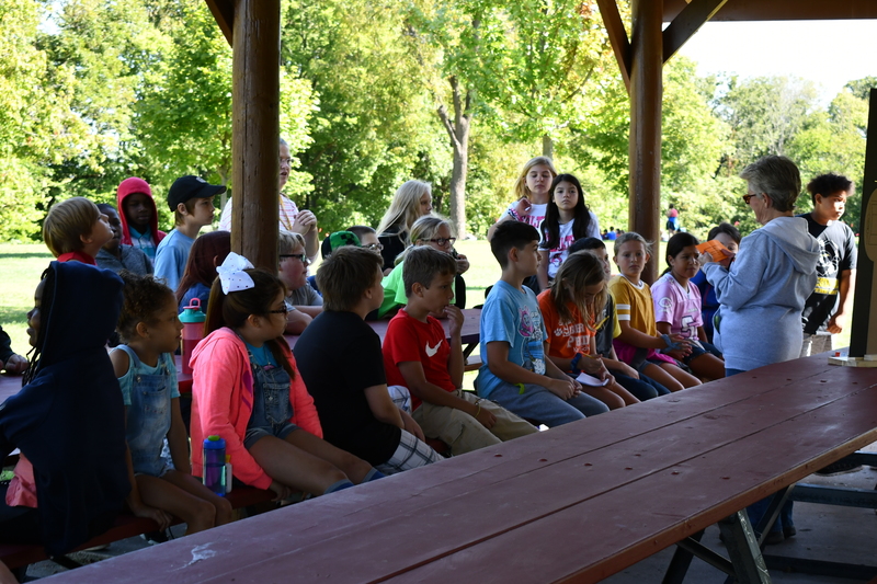 5th Grade Students at Outdoor Education Day 