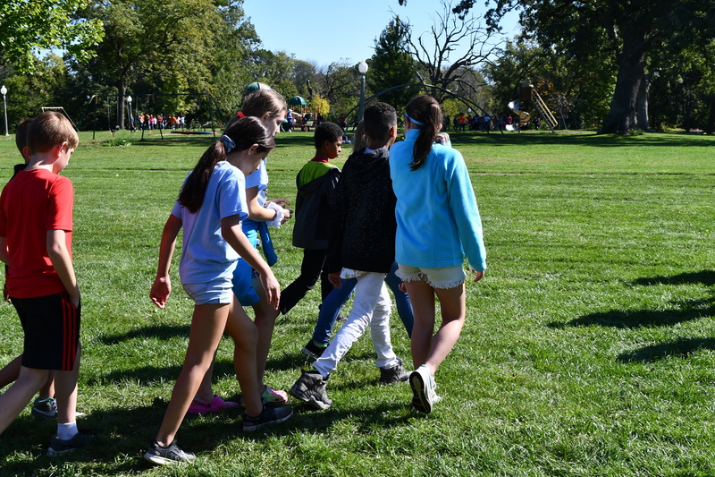 5th Grade Students at Outdoor Education Day 