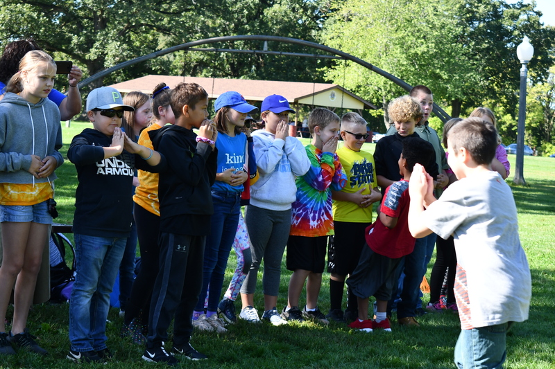 5th Grade Students at Outdoor Education Day 