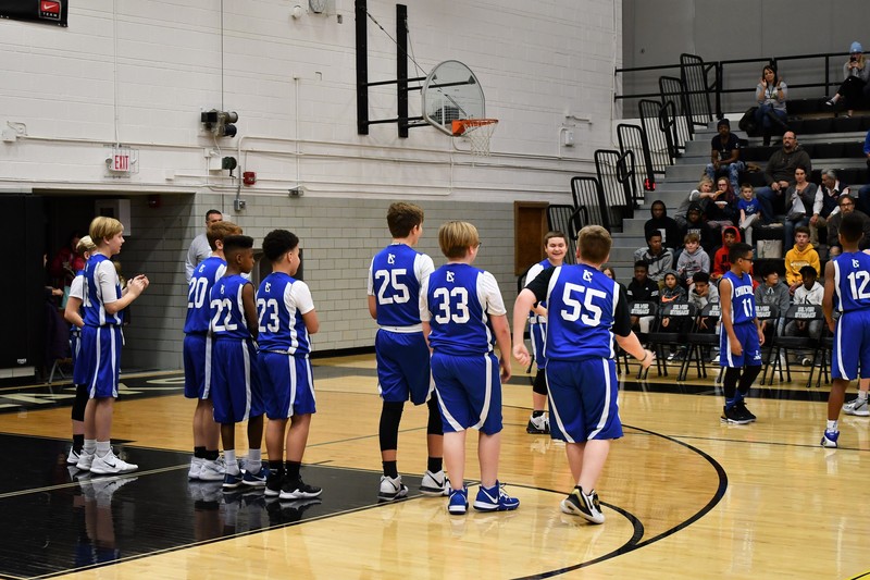 Churchill and Lombard Boys Basketball Game 