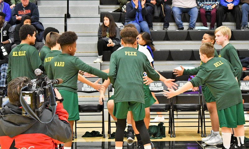 Churchill and Lombard Boys Basketball Game 