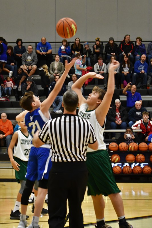 Churchill and Lombard Boys Basketball Game 