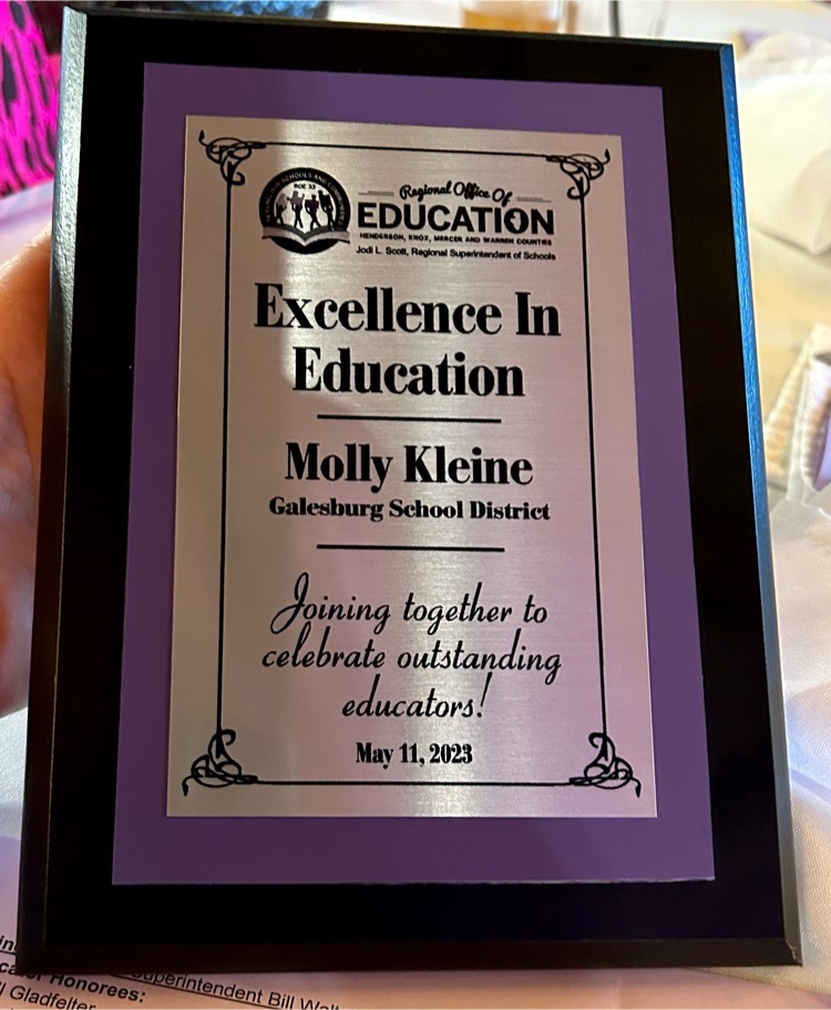 Mrs. Kleine’s Award